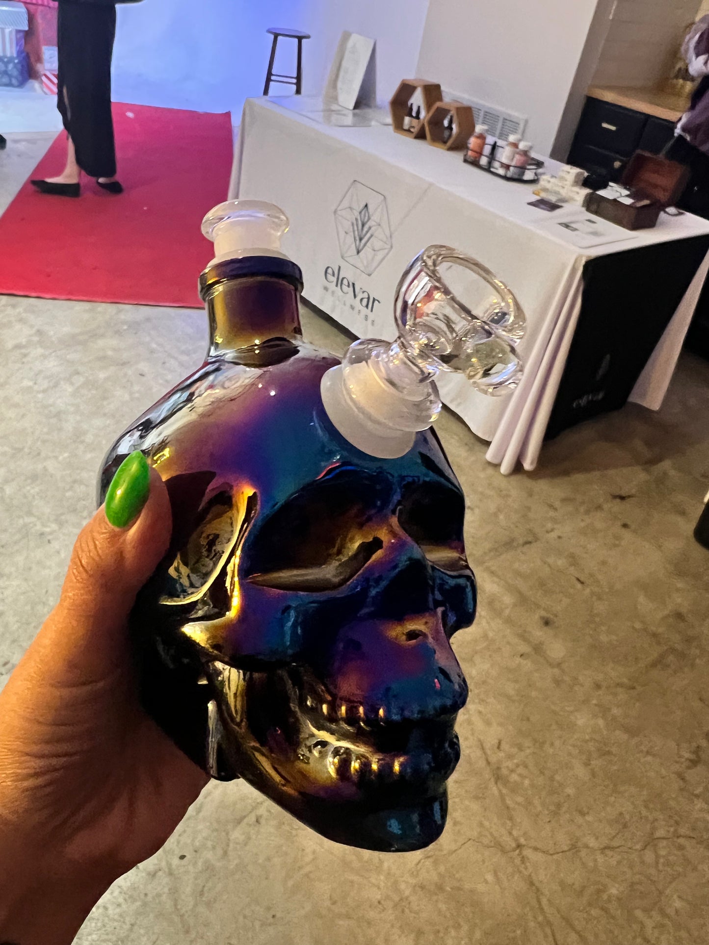 Purple skull