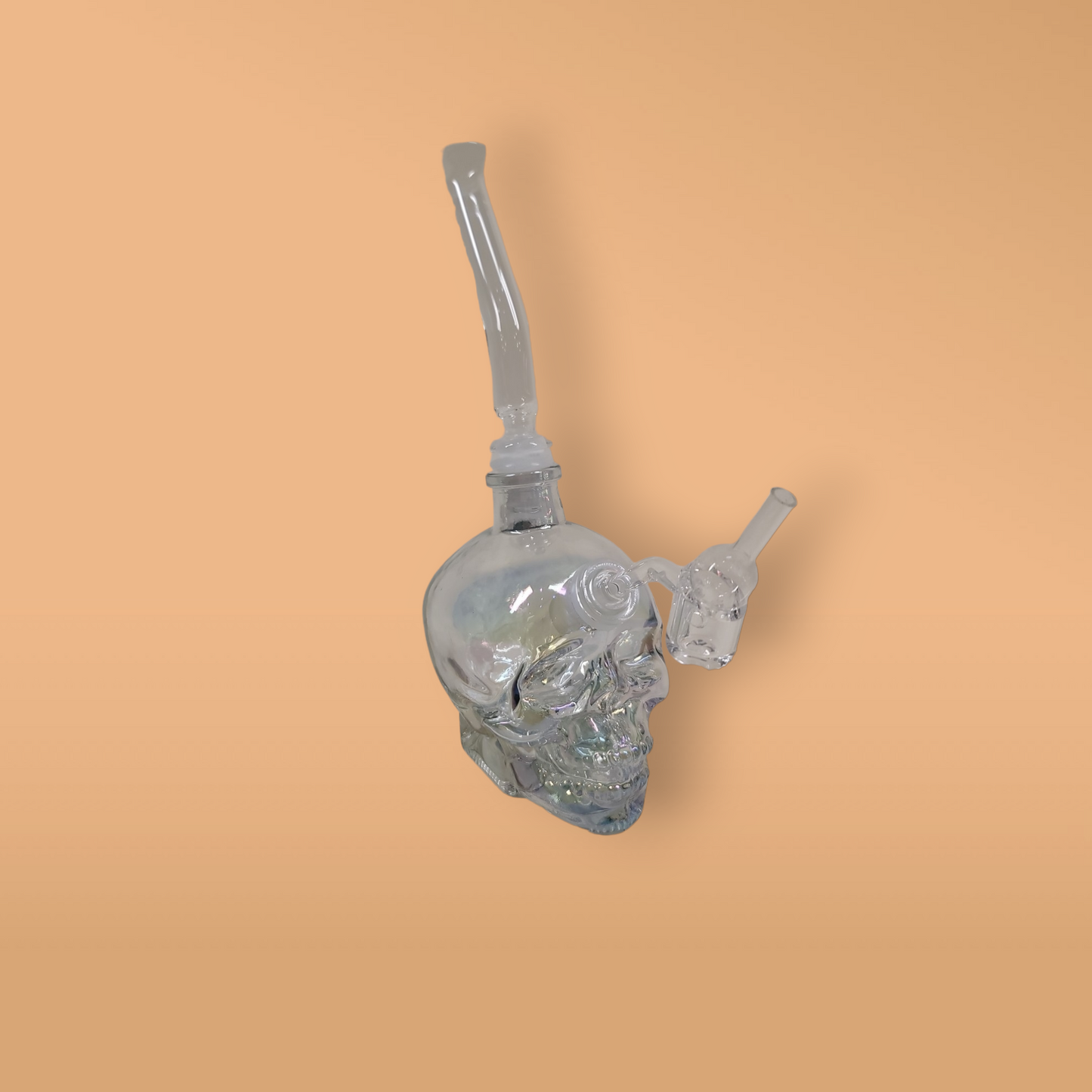 Deluxe Clear Iridescent Skull