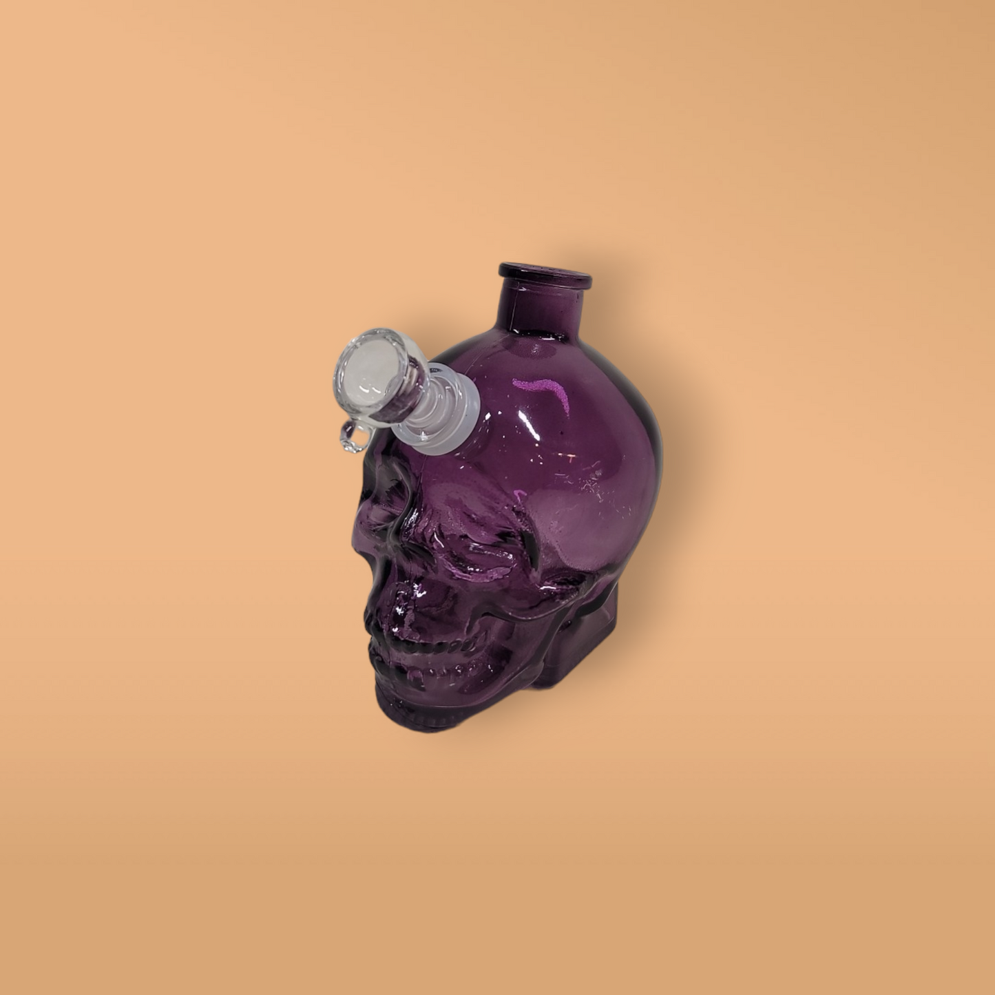 Deluxe Purple Skull (with banger, carb cap, bowl piece, and mouth extension)