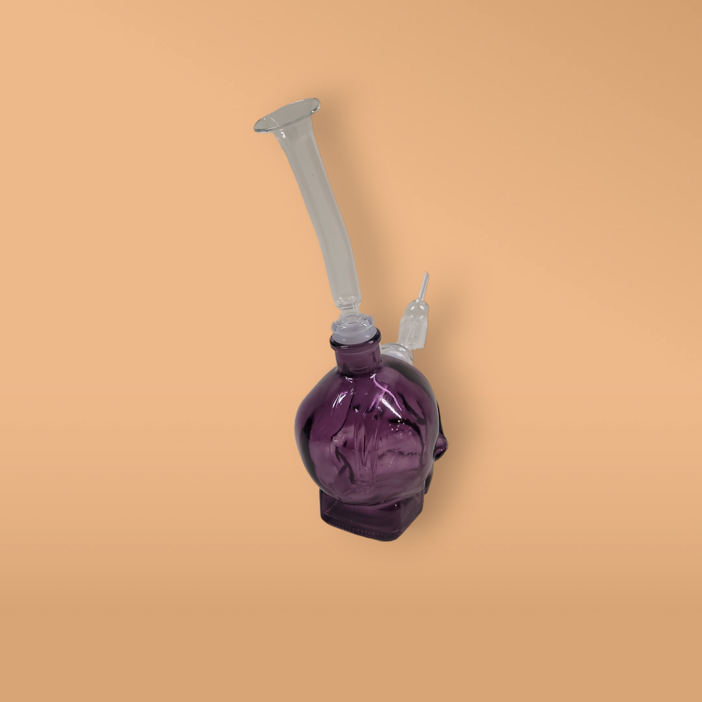 Deluxe Purple Skull (with banger, carb cap, bowl piece, and mouth extension)