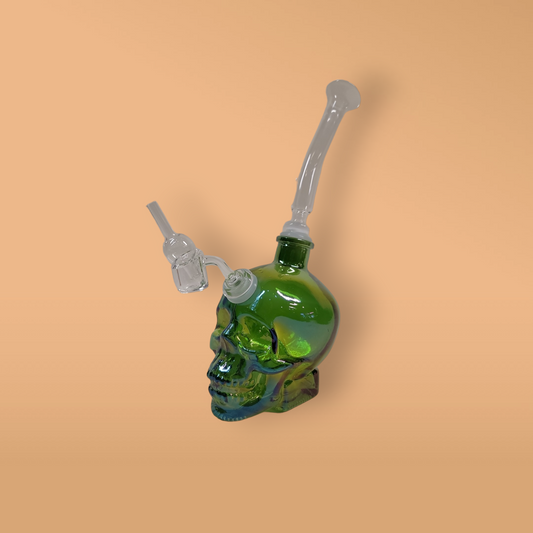 Deluxe Green Iridescent Skull