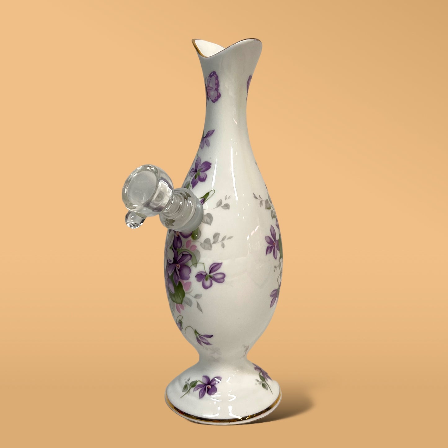 Aynsley Wild Violets Pitcher Decanter