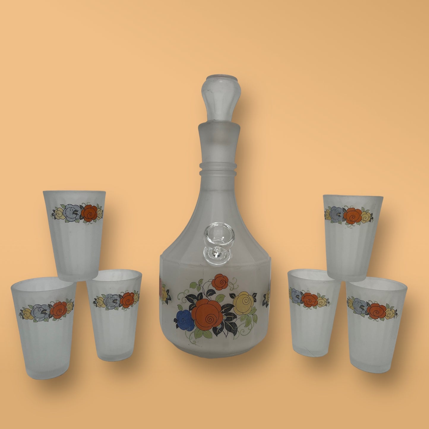 Frosted RYB Floral Set