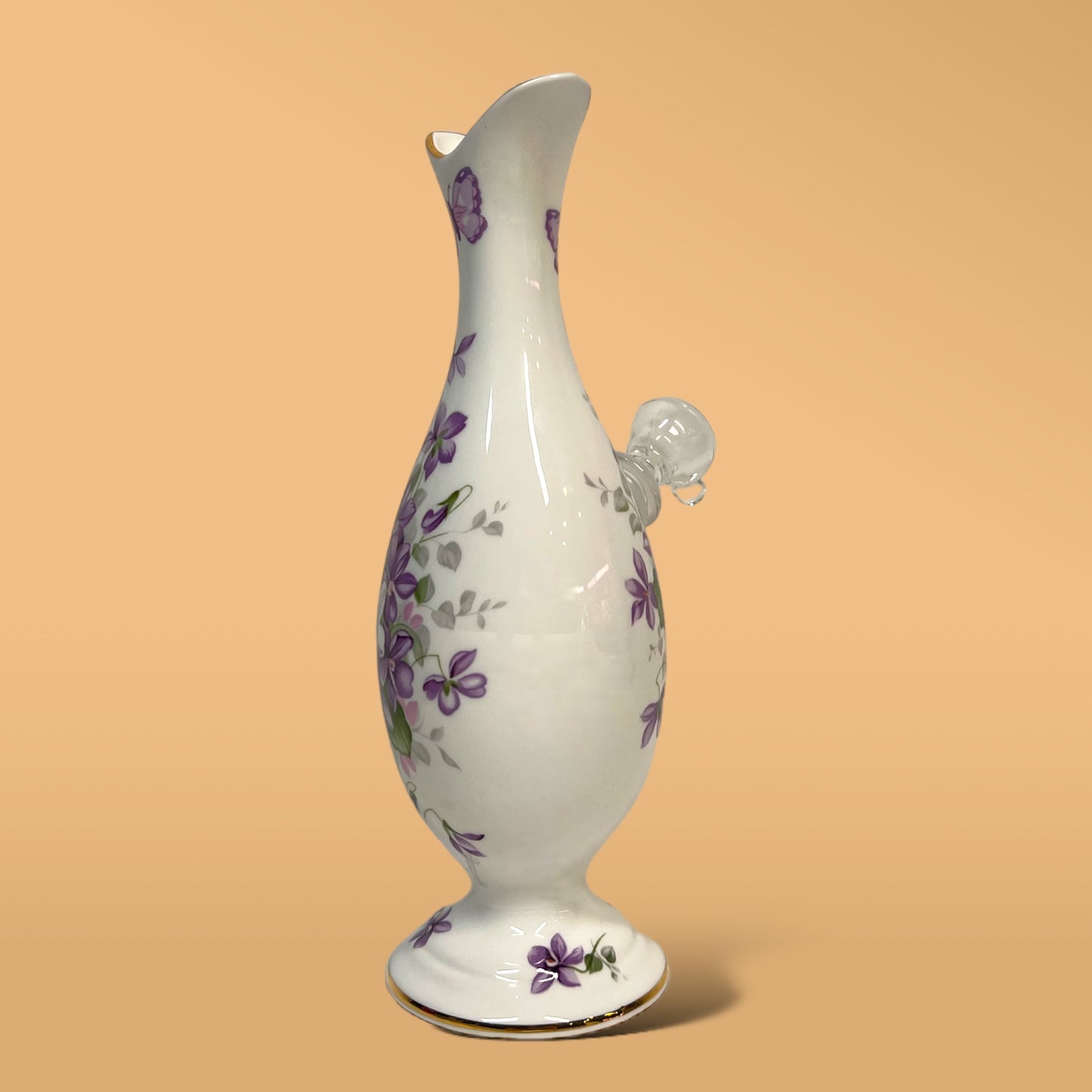 Aynsley Wild Violets Pitcher Decanter