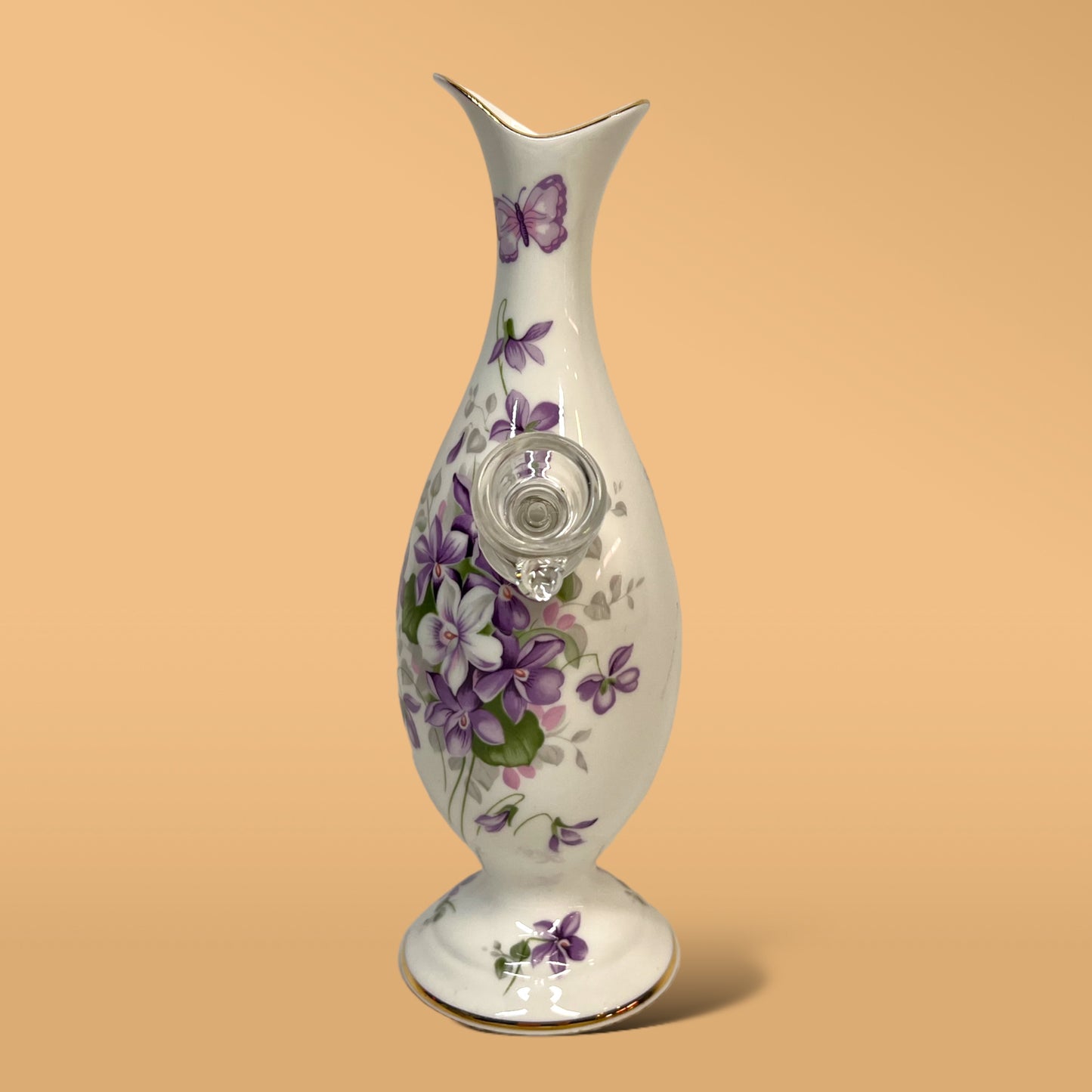 Aynsley Wild Violets Pitcher Decanter