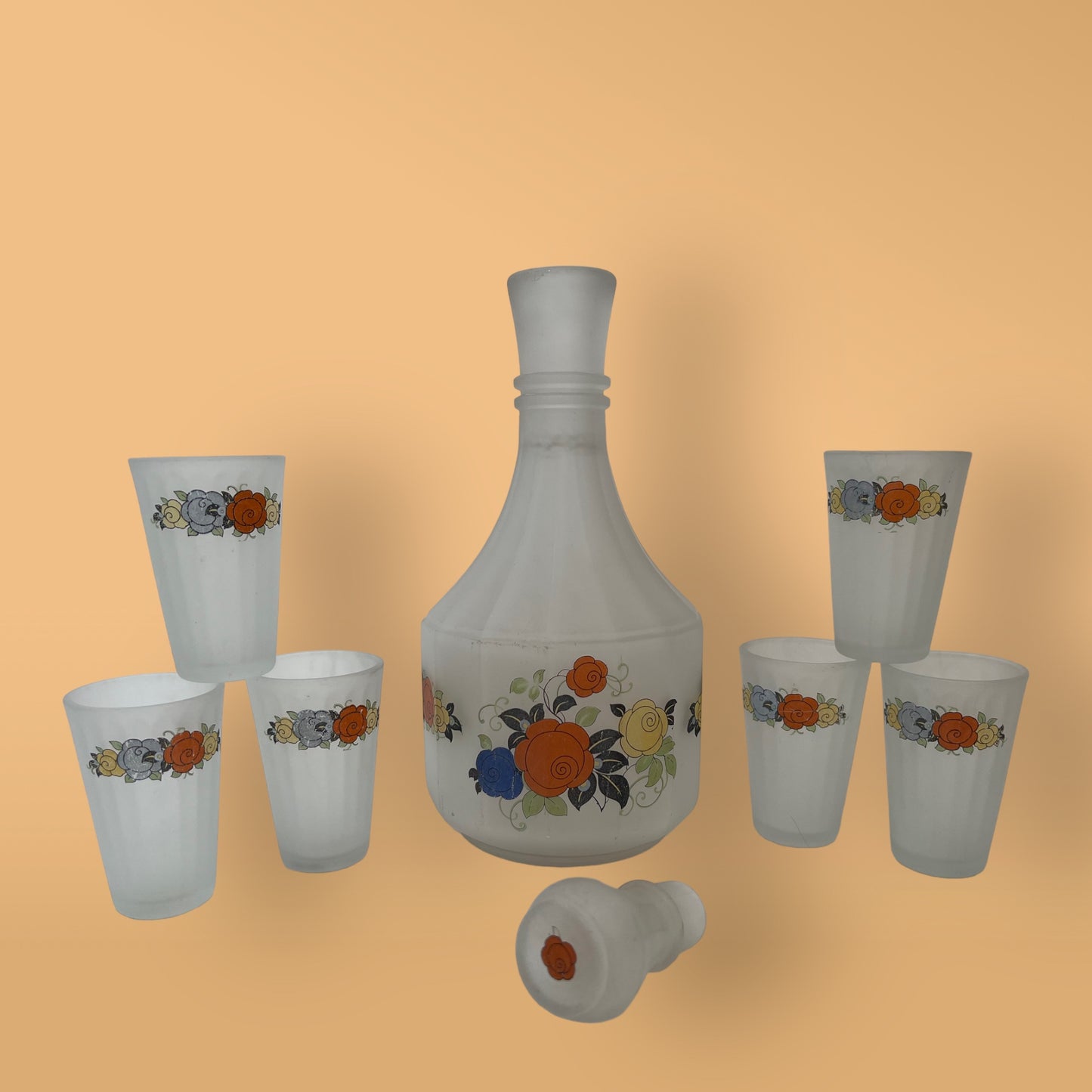 Frosted RYB Floral Set