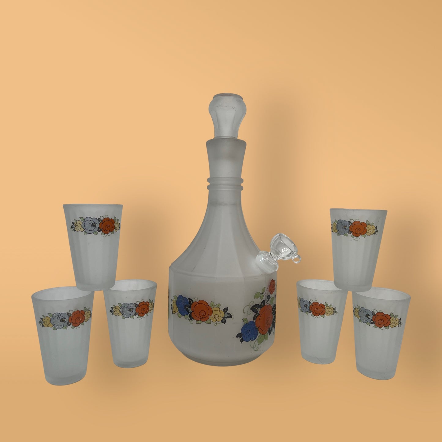 Frosted RYB Floral Set