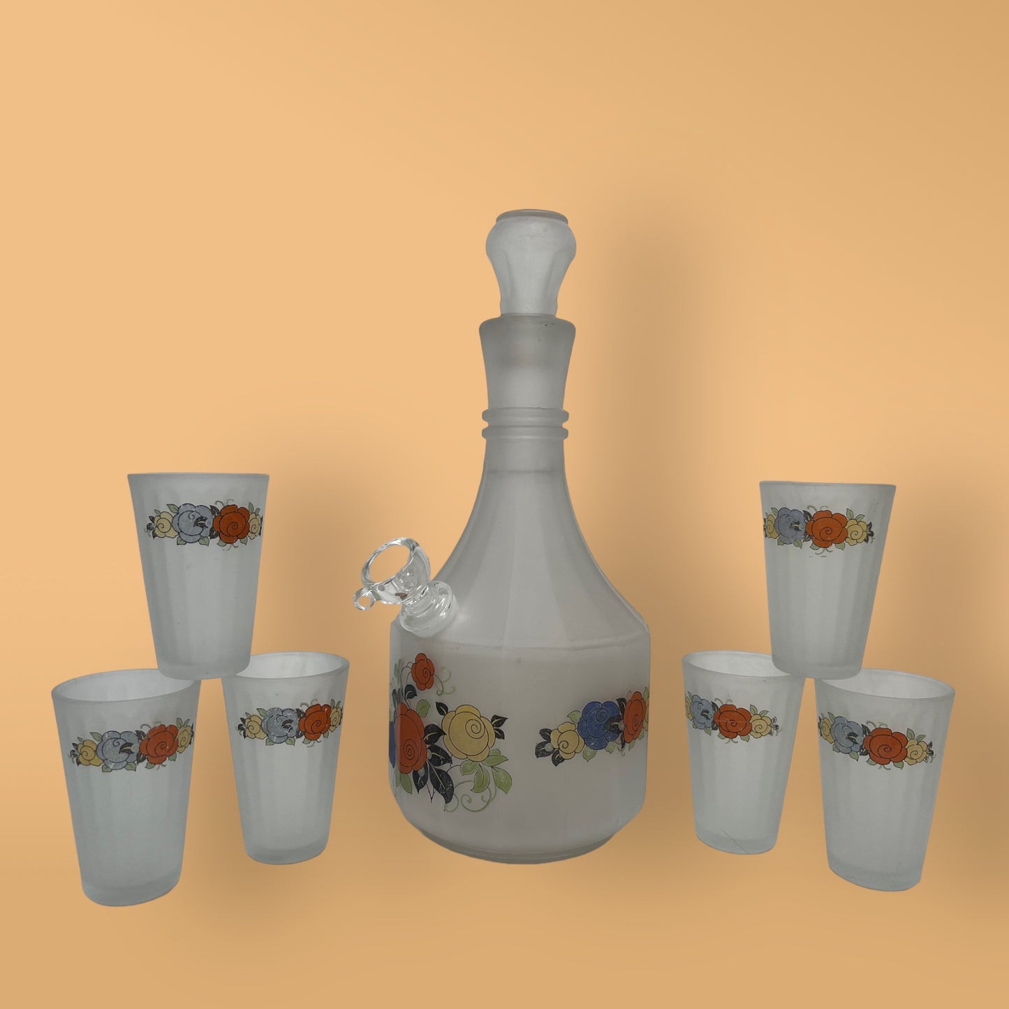 Frosted RYB Floral Set