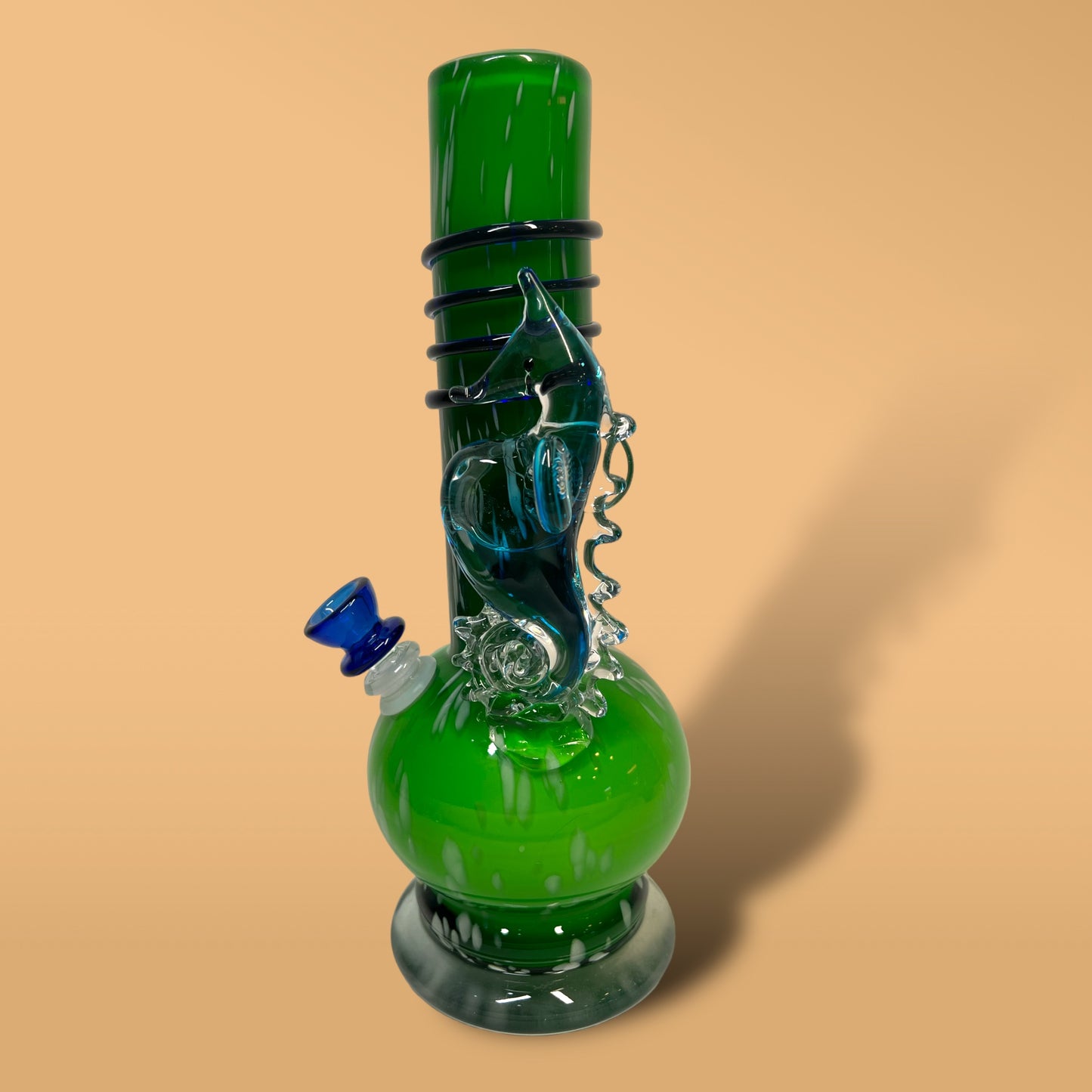 B&G Glass Seahorse Decanter