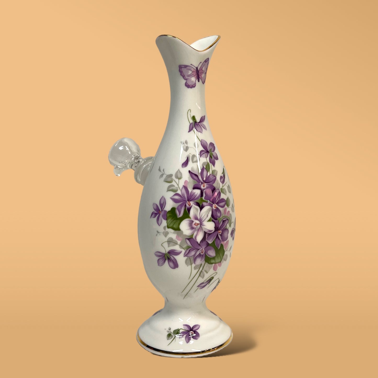 Aynsley Wild Violets Pitcher Decanter
