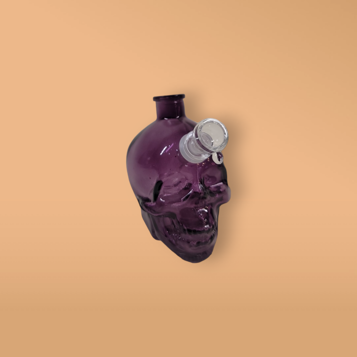 Deluxe Purple Skull (with banger, carb cap, bowl piece, and mouth extension)